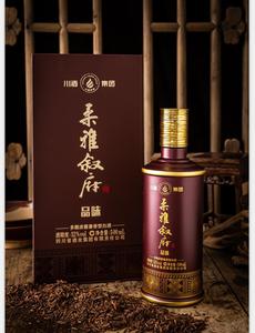 柔雅叙府品味浓酱兼香型52度纯粮食酒1瓶装